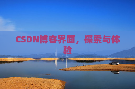 CSDN博客界面，探索与体验